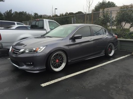 2012 Honda Accord with 20x10.5 MRR UO3 wheels