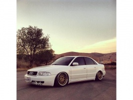 2004 Audi A4 with 18x9 Work VS-XX wheels