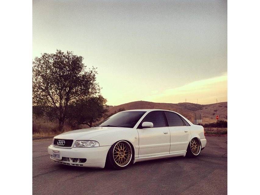 2004 Audi A4 with 18x9 Work VS-XX wheels