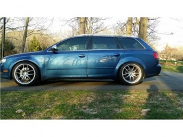 2007 Audi RS 4 with 18x9.5 Enkei PF01 wheels