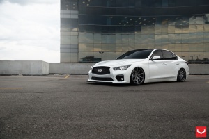 2014 Infiniti Q50 with 20x10.5 Vossen VFS-1 wheels