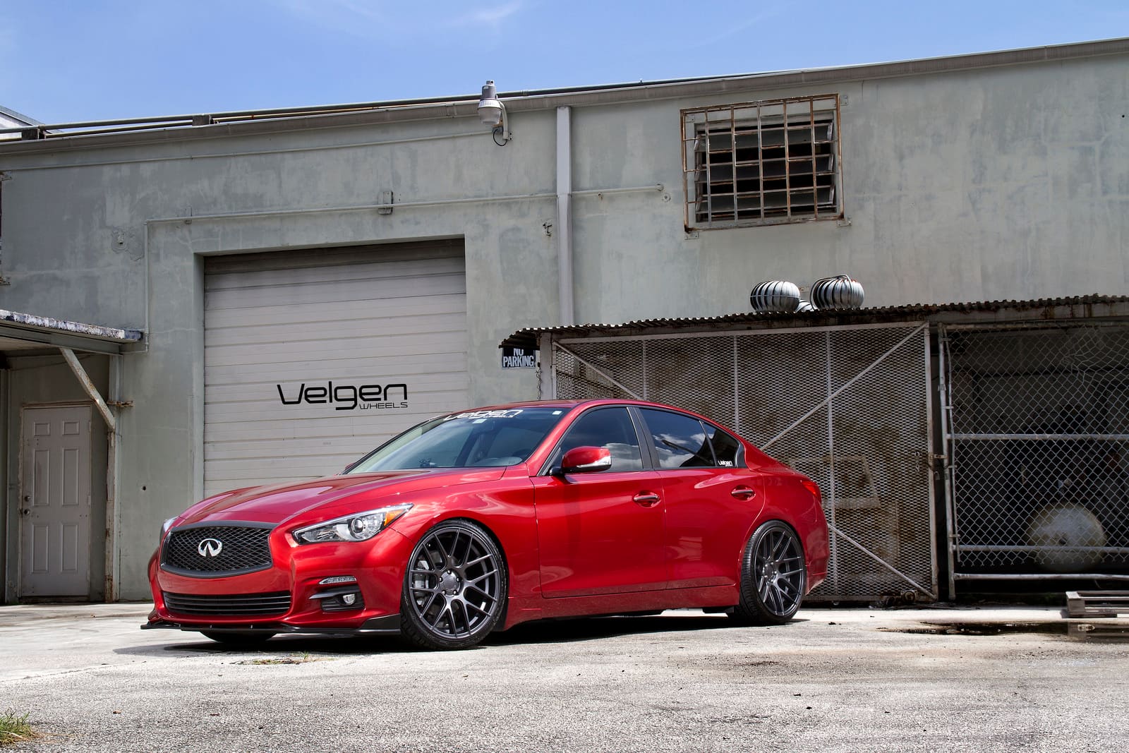2014 Infiniti Q50 with 20x9 Velgen VMB7 wheels