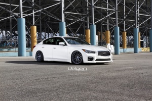 2014 Infiniti Q50 with 20x9 Velgen VMB7 wheels