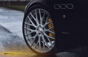 2013 Maserati Quattroporte with 22x9 ADV1 MV2 wheels