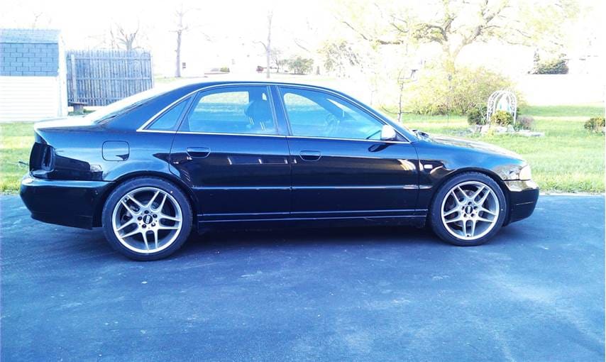 2004 Audi A4 with 18x8.5 BBS wheels