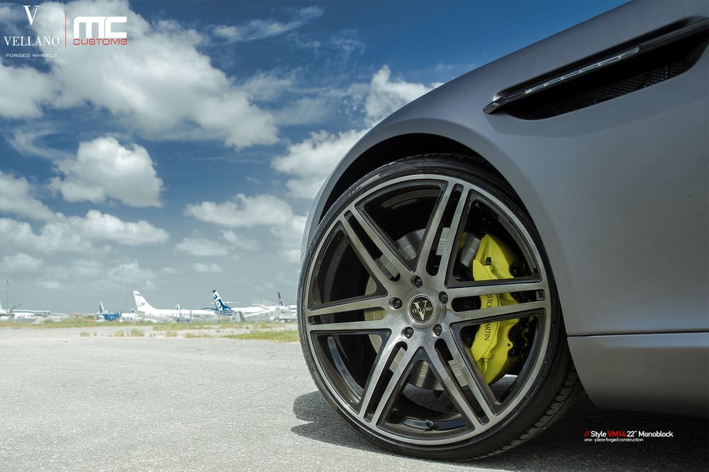 2014 Aston Martin DB9 with Vellano VM14 wheels