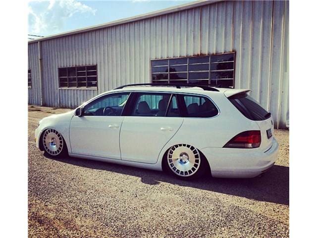 2011 Volkswagen Jetta SportWagen with 18x8.5 Rotiform VCE wheels