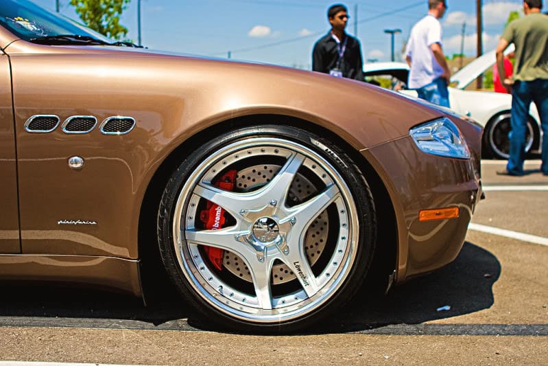 2008 Maserati Quattroporte with 20x9 Lowenhart LSR wheels