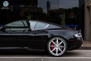 2014 Aston Martin DB9 with 21x9 Modulare M28 wheels