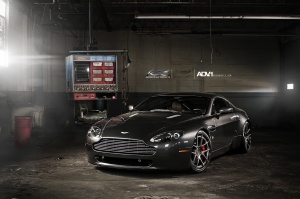 2014 Aston Martin V8 Vantage with 20x9 ADV.1 Track Spec wheels