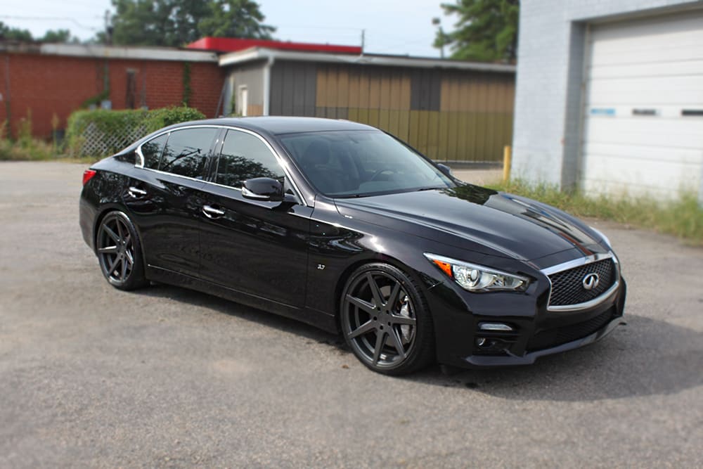 2015 Infiniti Q50 with 20x9 Rohana RC7 wheels