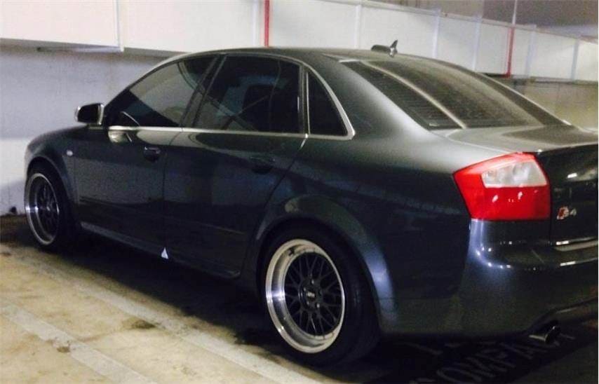 2004 Audi S4 with 18x8.5 STR 601 wheels