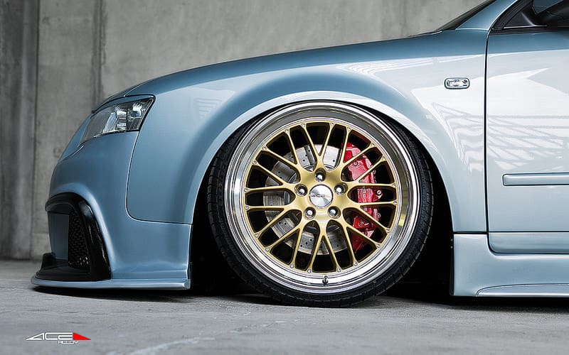 2004 Audi A4 with 20x8.5 ACE SL-M wheels