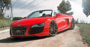 2015 Audi R8 with 20x9 ACE D704 Convex wheels