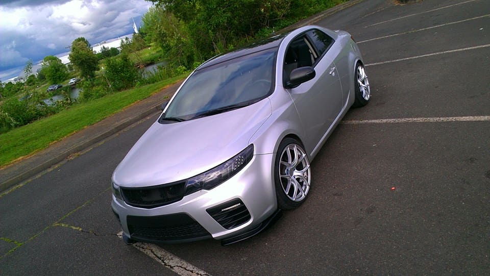 2012 Kia Forte with 18x9 wheels