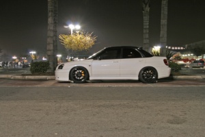 2004 Subaru Impreza WRX with 18x9.5 Work Wheels Emotion CRKai wheels