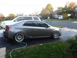 2012 Kia Forte with 18x8.75 XXR 522 wheels