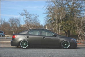 2012 Kia Forte with 18x9 Leon Hardiritt Bugel wheels