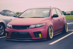 2012 Kia Forte with 18x8.5 wheels