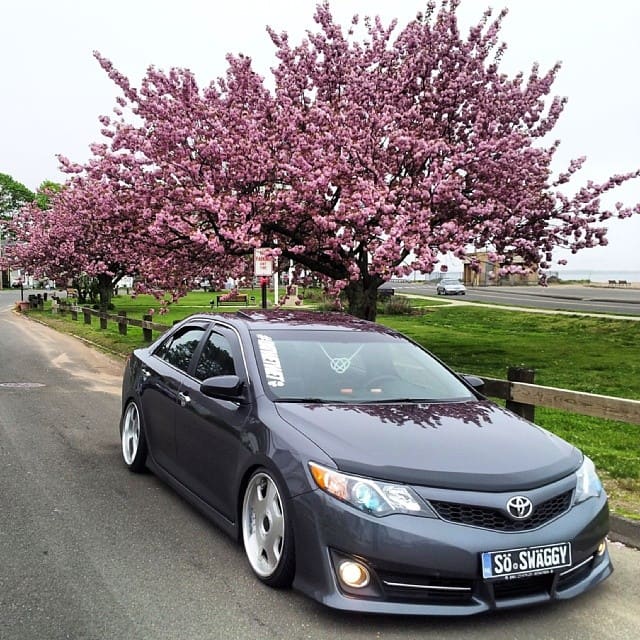 2012 Toyota Camry with 19x8.5 wheels