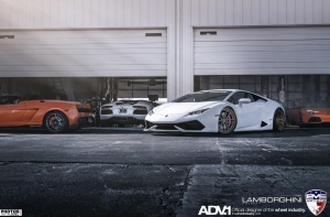 2015 Lamborghini Huracan with 20x9 ADV1 005 wheels