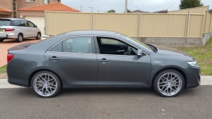 2012 Toyota Camry Hybrid with Vertini Magic wheels