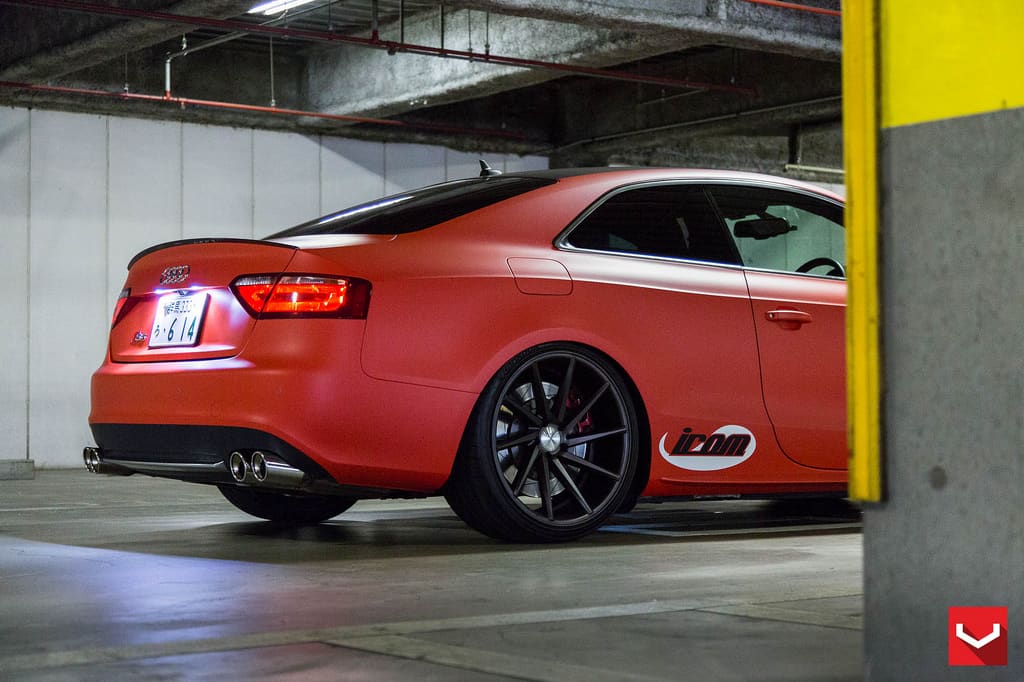 2014 Audi S5 with 20x10.5 Vossen CVT wheels