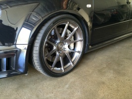 2008 Audi RS 4 with 19x10 Forgeline GA1R wheels