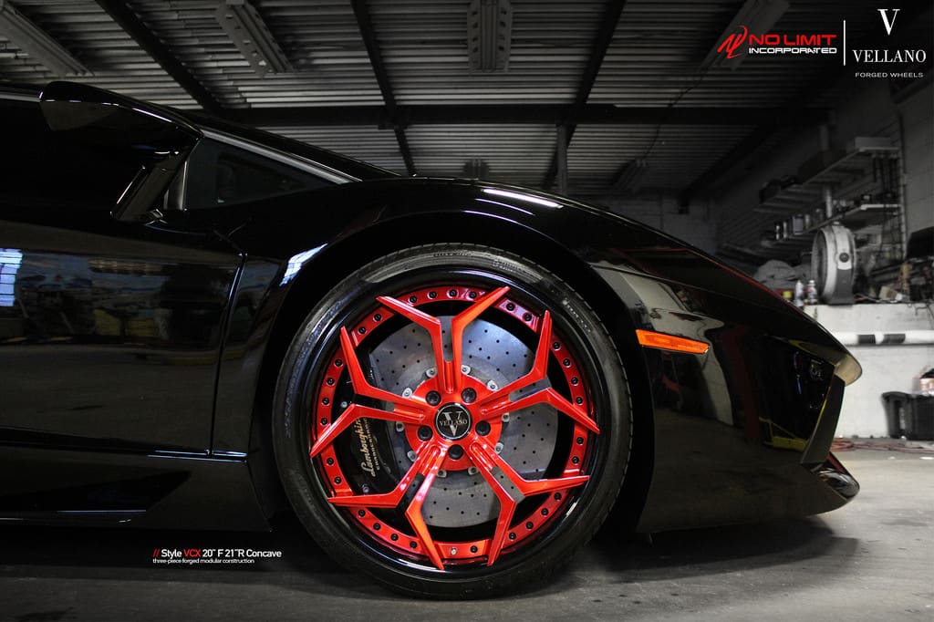 2013 Lamborghini Aventador with Vellano VCX wheels