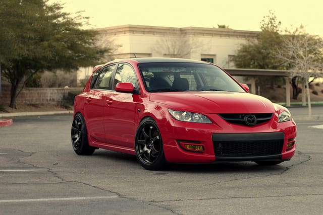 2008 Mazda MAZDASPEED3 with 18x8.5 XXR 522 wheels