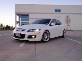 2007 Mazda Speed6 with 18x8.5 Konig Kilogram wheels