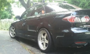 2007 Mazda Speed6 with 18x8.5 VOLK CV-pro wheels