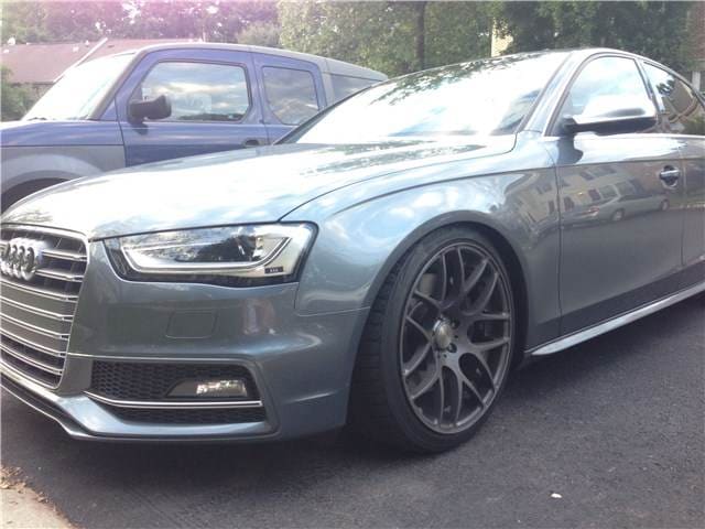 2013 Audi S4 with 19x9.5 Avant Garde M 310 wheels