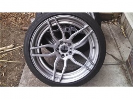 2007 Audi RS 4 with 19x9.5 ADV1 005 MV2 wheels