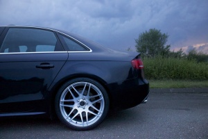 2008 Audi RS 4 with 19x10 Forgestar F14 wheels
