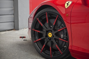 2013 Ferrari 458 Italia with 21x9.5 ADV10 MV.2 wheels