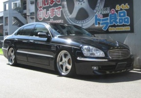 2002 Infiniti Q45 with 20x9 Junction Produce Scara wheels
