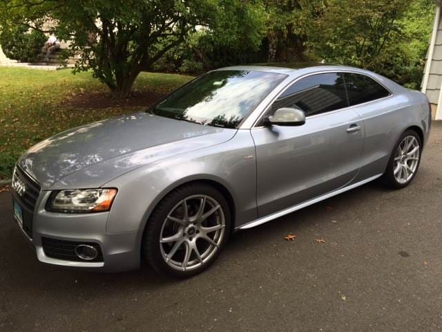 2012 Audi A5 with 19x8.5 Forgestar CF5V wheels