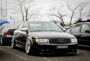 2004 Audi A4 with 19x10 Rotiform IND wheels