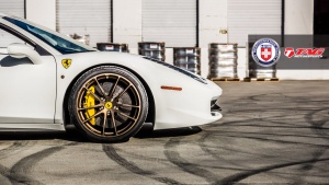 2012 Ferrari 458 Italia with HRE P104 wheels