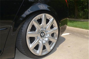 2005 Audi S4 with 19x9 Bentley Continental GT Mulliner OEM wheels