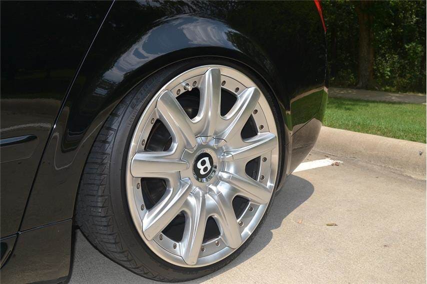 2005 Audi S4 with 19x9 Bentley Continental GT Mulliner OEM wheels
