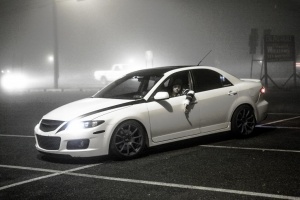 2007 Mazda Speed6 with 18x9 Rota G Force wheels