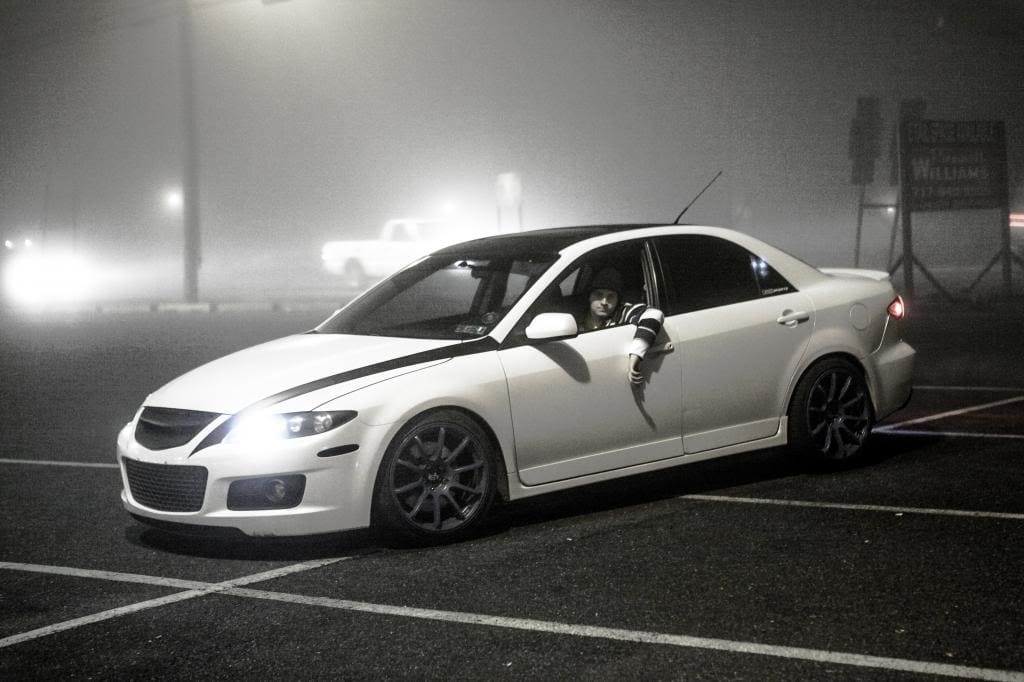 2007 Mazda Speed6 with 18x9 Rota G Force wheels