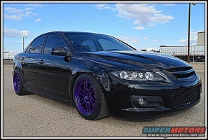 2006 Mazda Speed6 with 17x10 Enkei RPF1 wheels