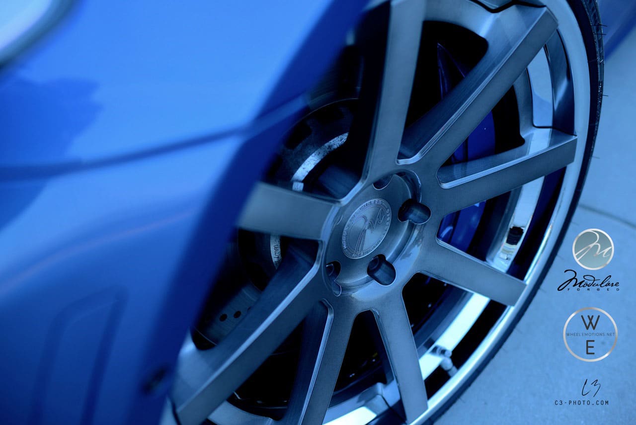 2014 BMW M5 with 21x9.5 Modulare S28 wheels