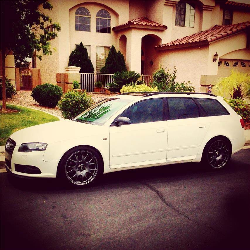 2008 Audi S4 with 19x8.5 BBS CH wheels