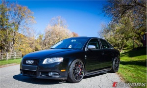 2008 Audi RS 4 with 19x8.5 BBS CH-R wheels
