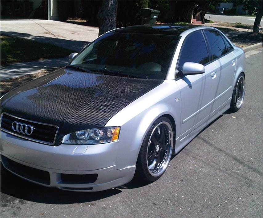 2002 Audi A4 with 19x8.5 Iforged wheels
