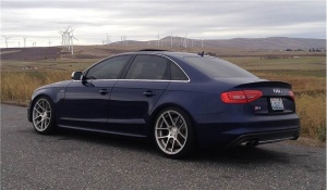 2012 Audi S4 with 19x9.5 Avant Garde M510 wheels
